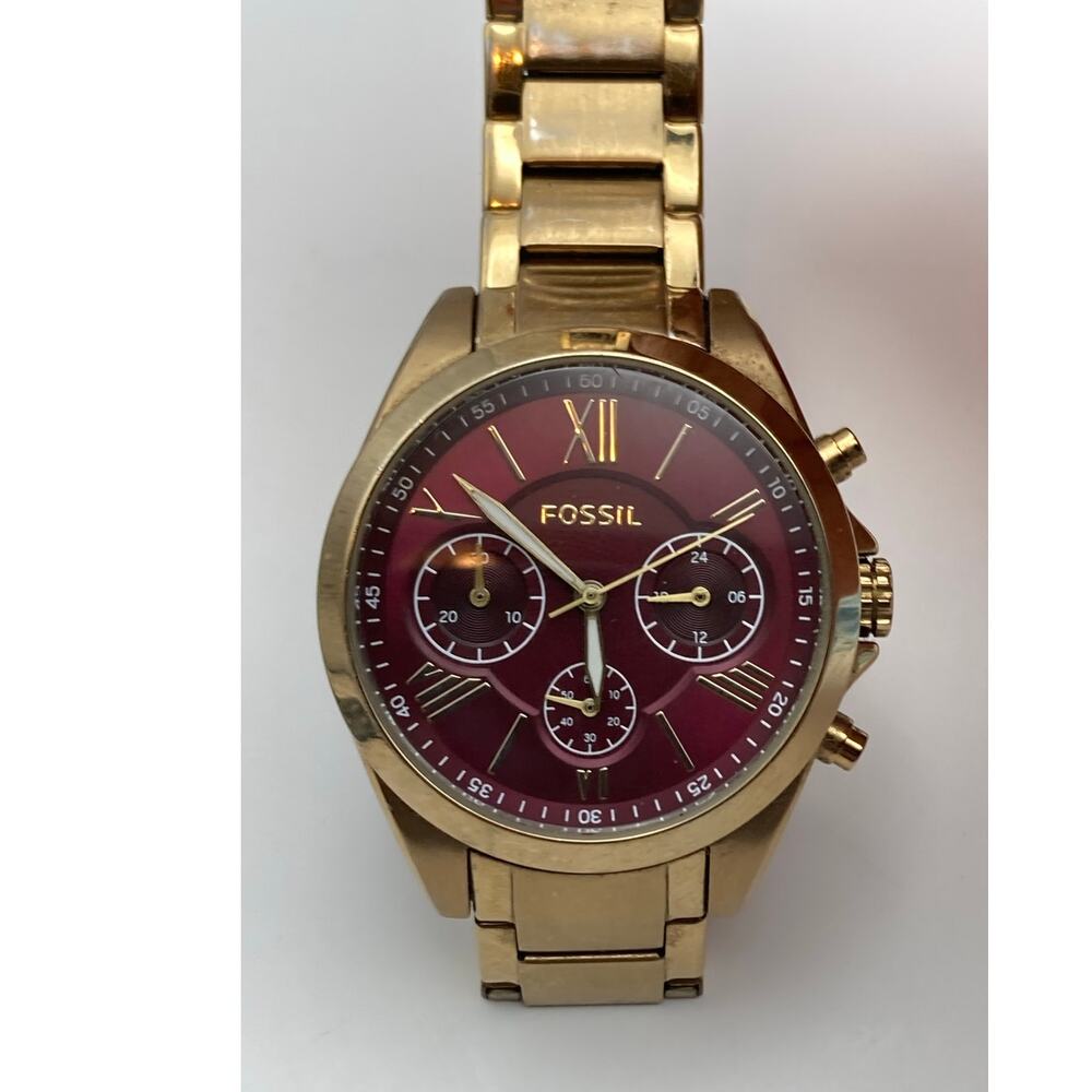 Fossil Modern Courier Chronograph Women's Watch 36mm - New Battery Wrist 5.5" WR - Picture 3 of 10